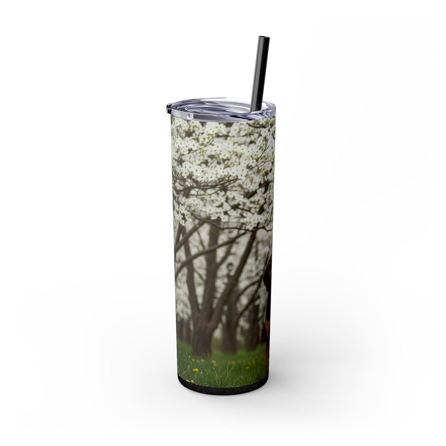 Plott Hound Tumbler with Straw, 20oz