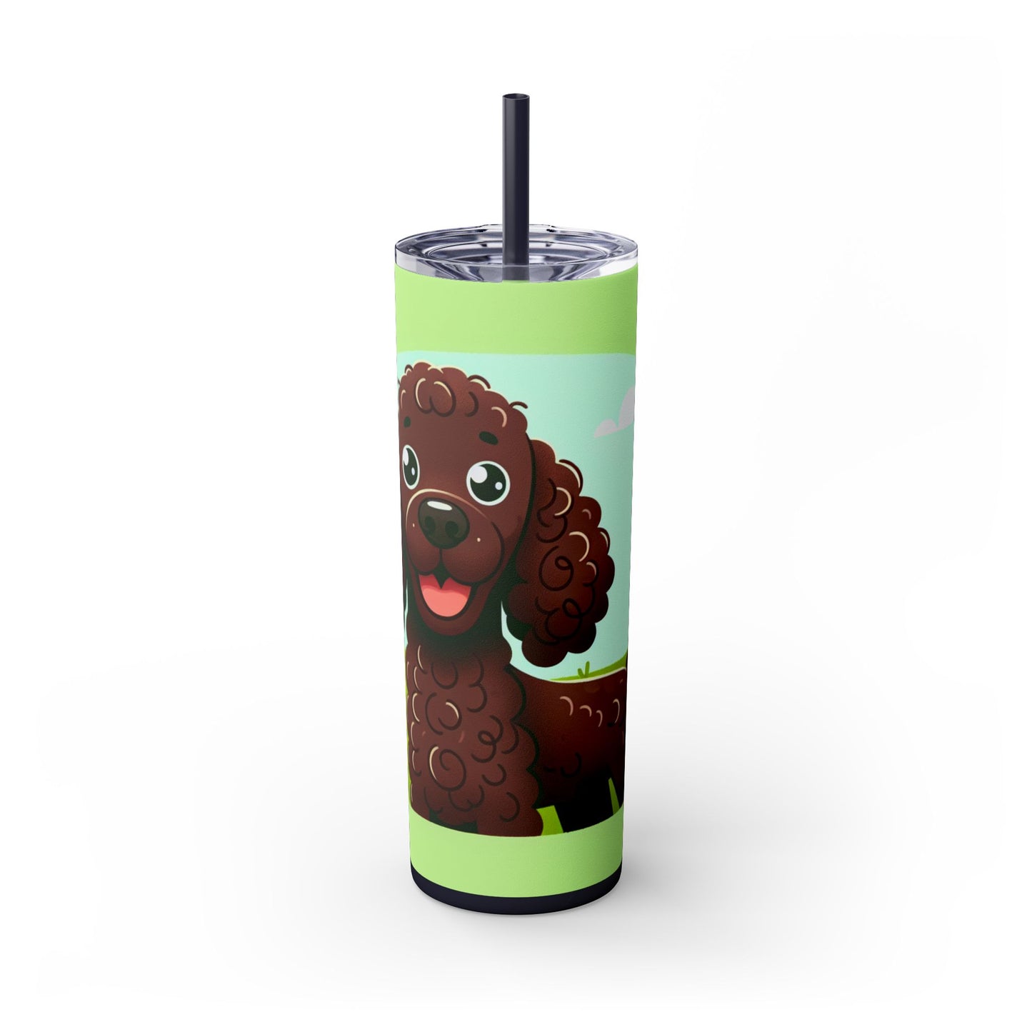 Irish Water Spaniel Tumbler with Straw, 20oz