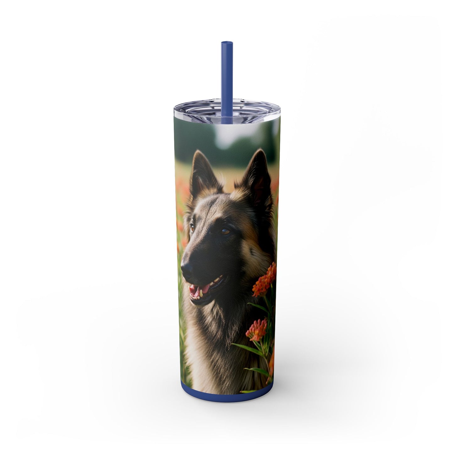 Belgian Tervuren Tumbler with Straw, 20oz