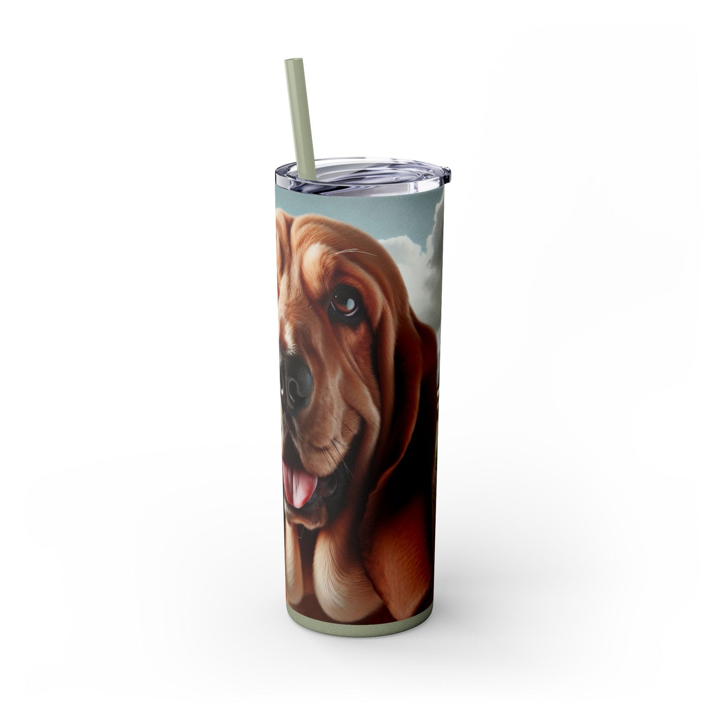 Basset Fauve de Bretagne Tumbler with Straw, 20oz