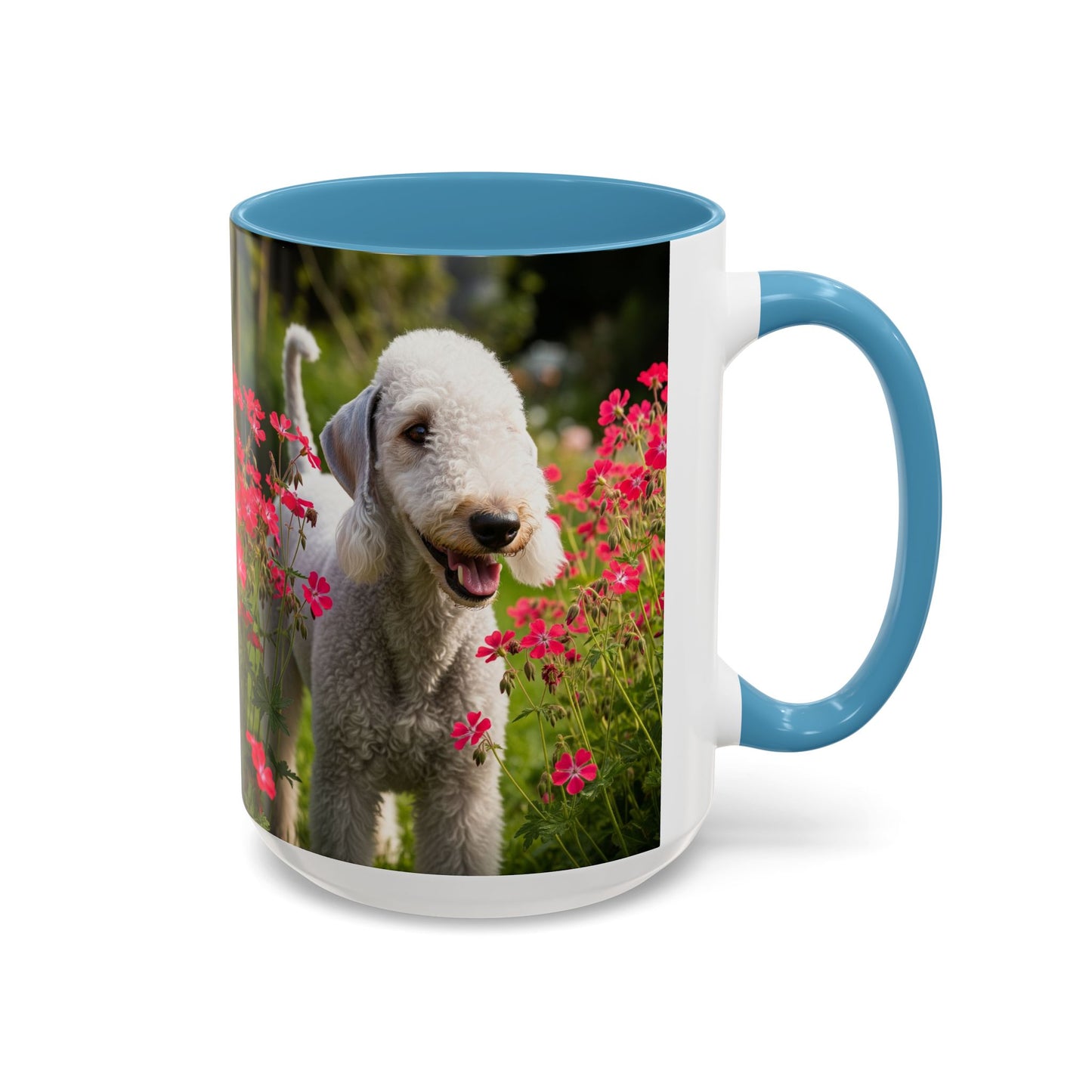 Bedlington Terrier Accent Coffee Mug - Perfect Gift for Dog Lovers