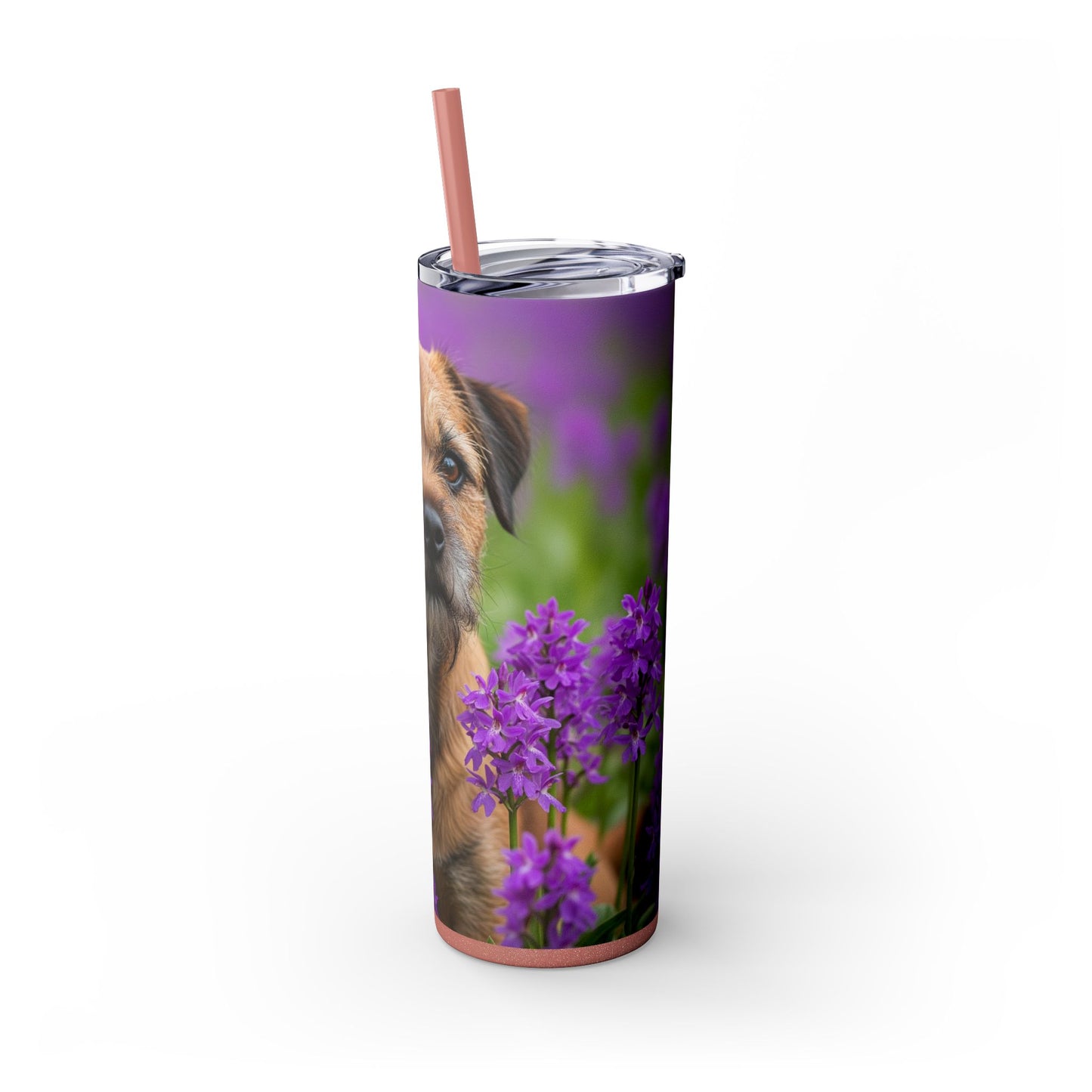 Border Terrier Tumbler with Straw, 20oz