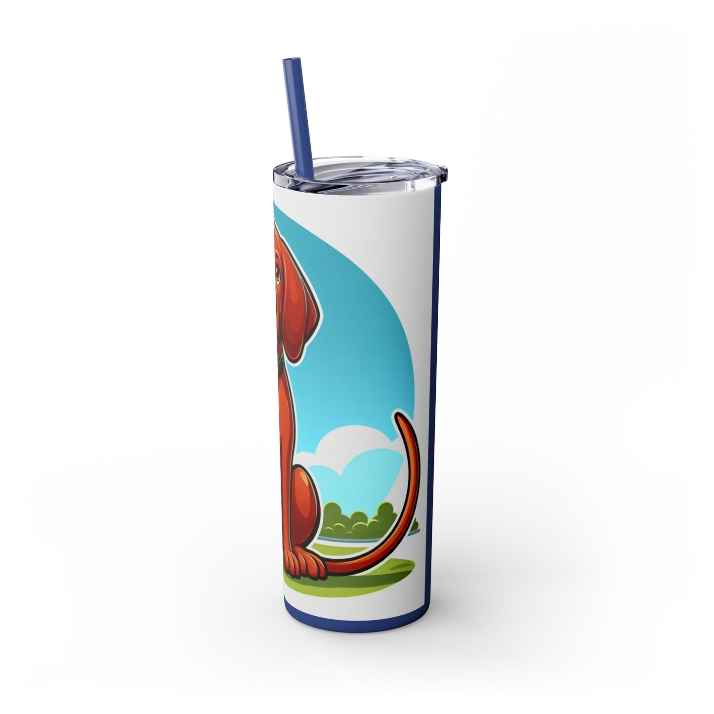 Redbone Coonhound Tumbler with Straw, 20oz