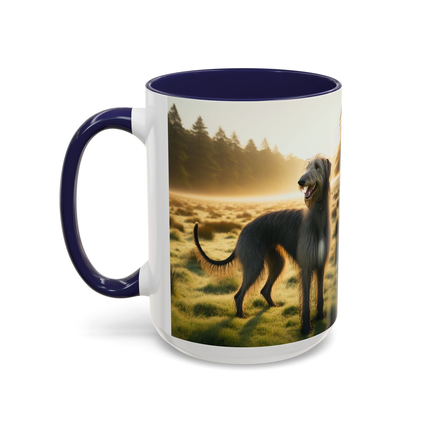Scottish Deerhound Accent Coffee Mug - Perfect Gift for Dog Lovers