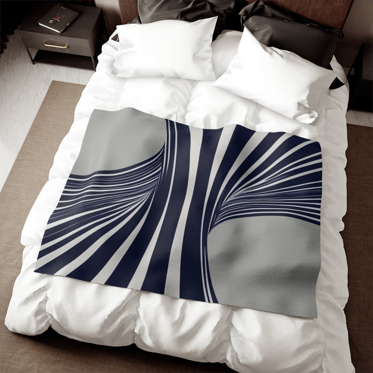 Optical Illusion Sweatshirt Blanket