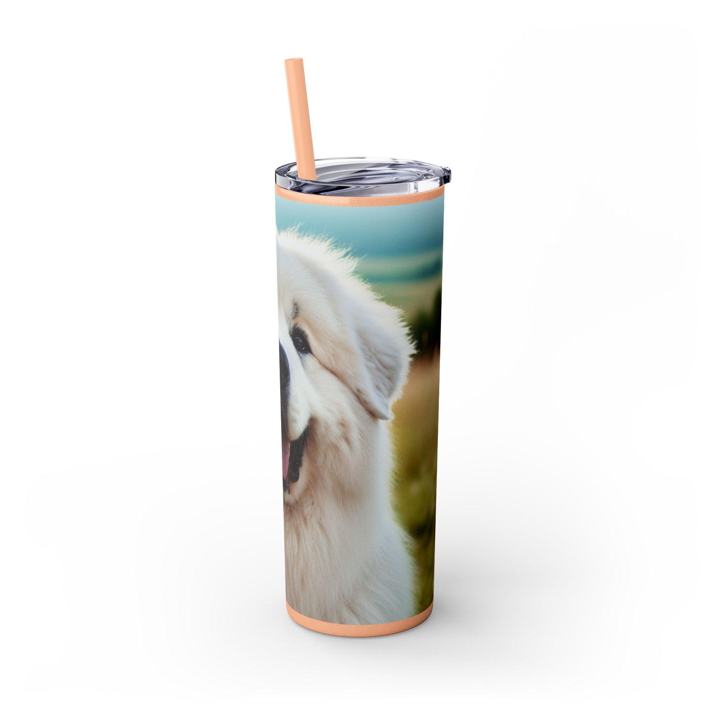 Great Pyrenees Tumbler with Straw, 20oz