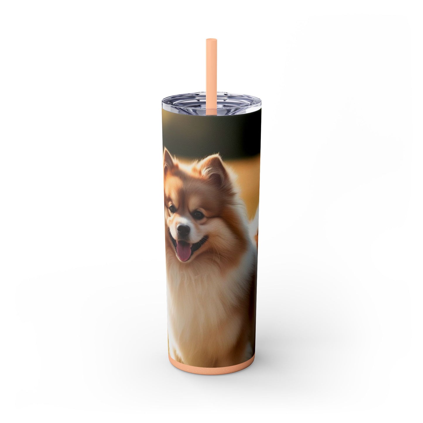 Keeshond Tumbler with Straw, 20oz