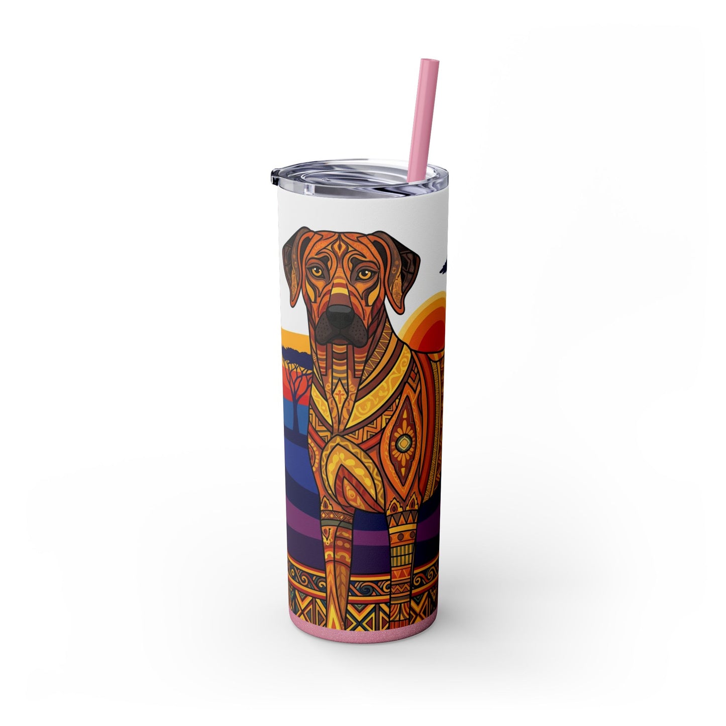 Rhodesian Ridgeback Tumbler with Straw, 20oz