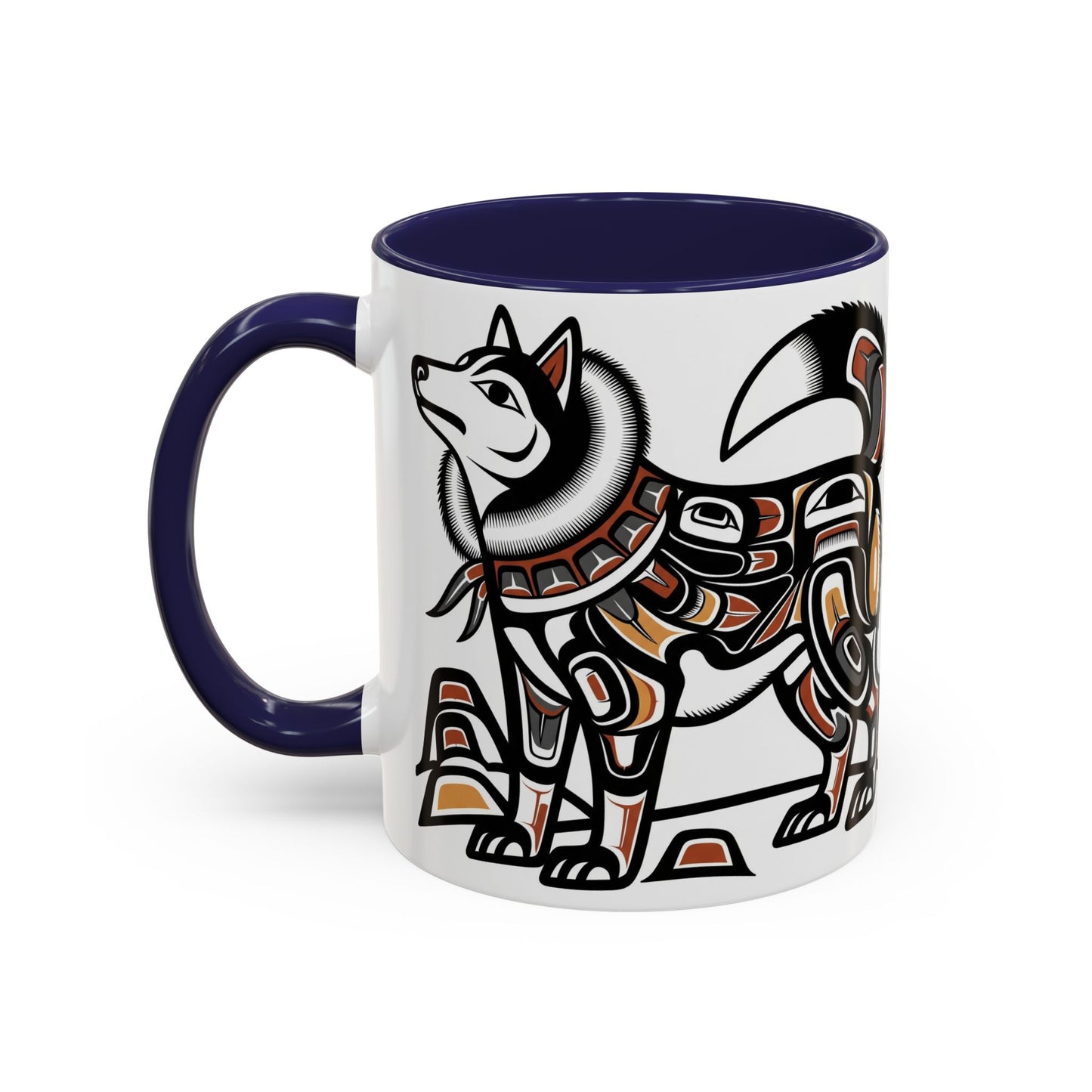 Siberian Husky Accent Coffee Mug - Perfect Gift for Dog Lovers