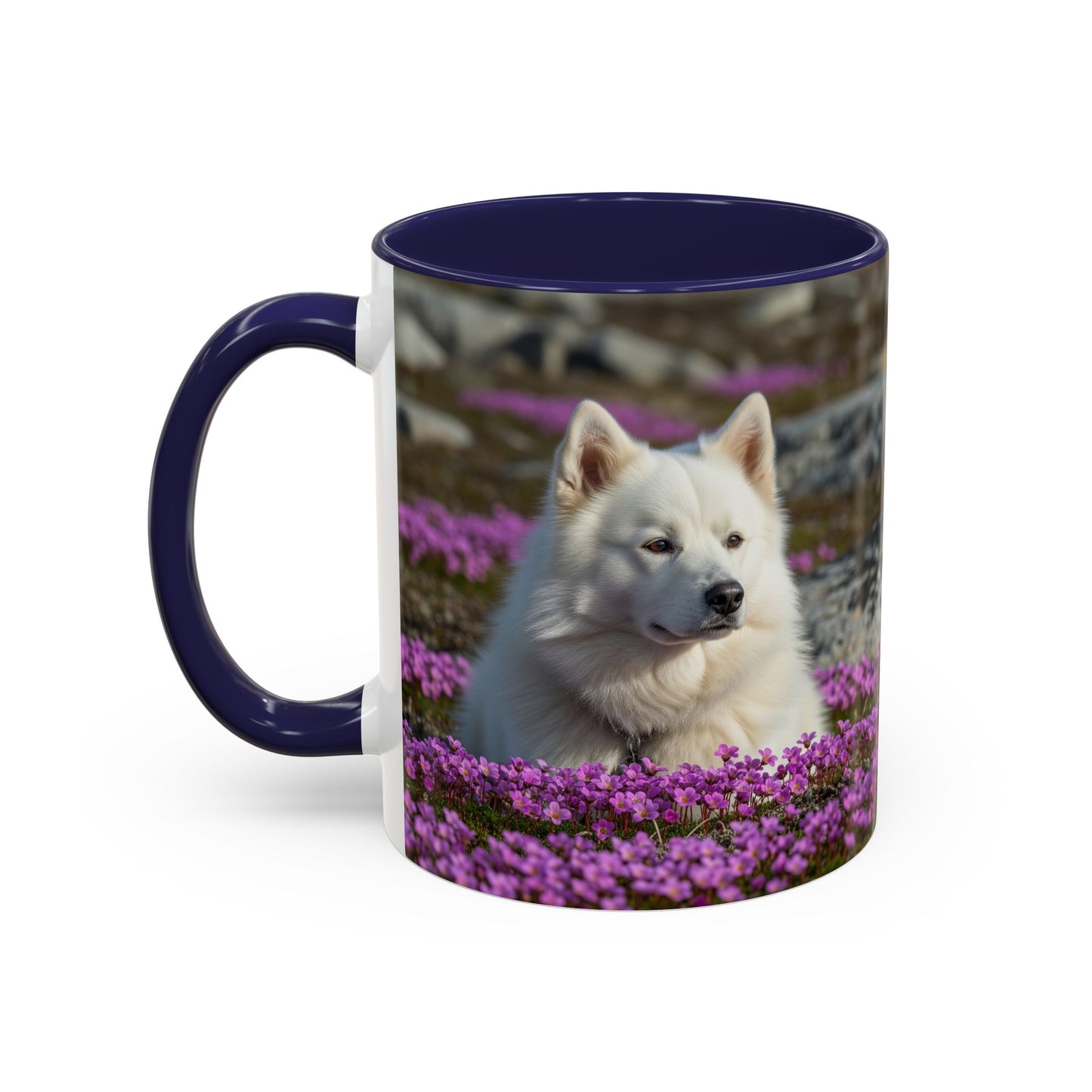 Canadian Eskimo Dog Accent Coffee Mug - Perfect Gift for Dog Lovers