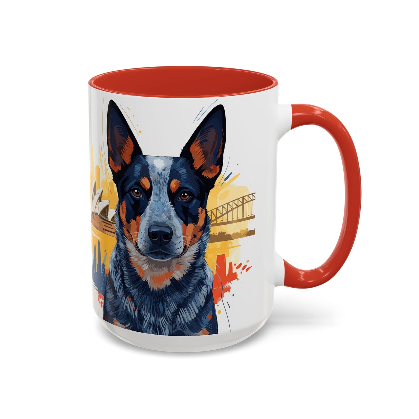 Australian Cattle Dog Accent Coffee Mug - Perfect Gift for Dog Lovers