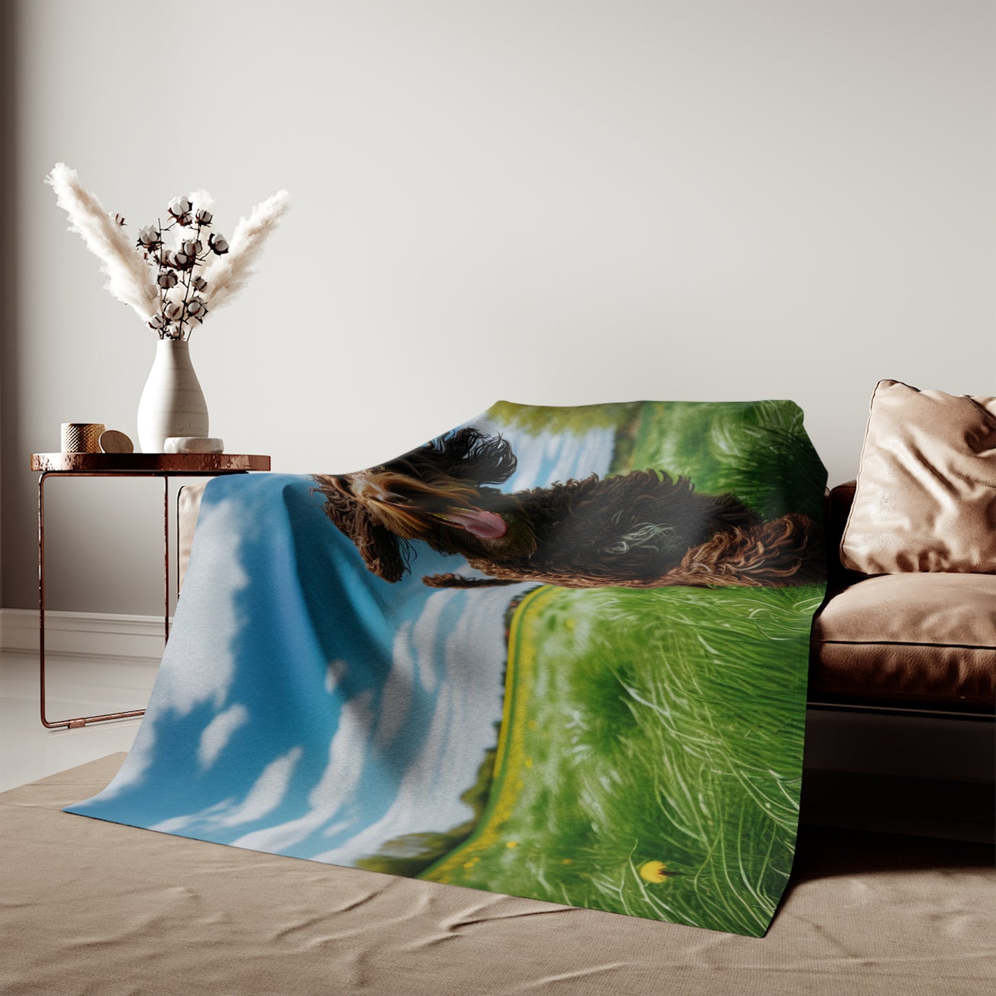 Wetterhoun Sweatshirt Blanket