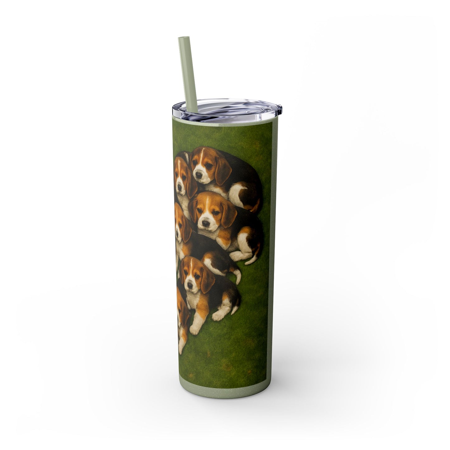 Beagle puppies Tumbler with Straw, 20oz