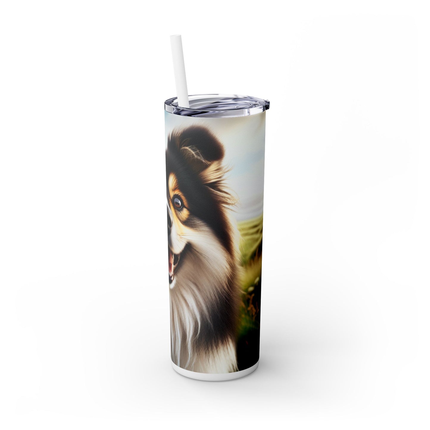 Icelandic Sheepdog Tumbler with Straw, 20oz