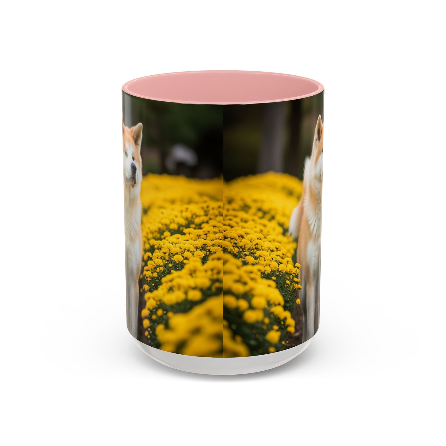 Japanese Akitainu Accent Coffee Mug - Perfect Gift for Dog Lovers