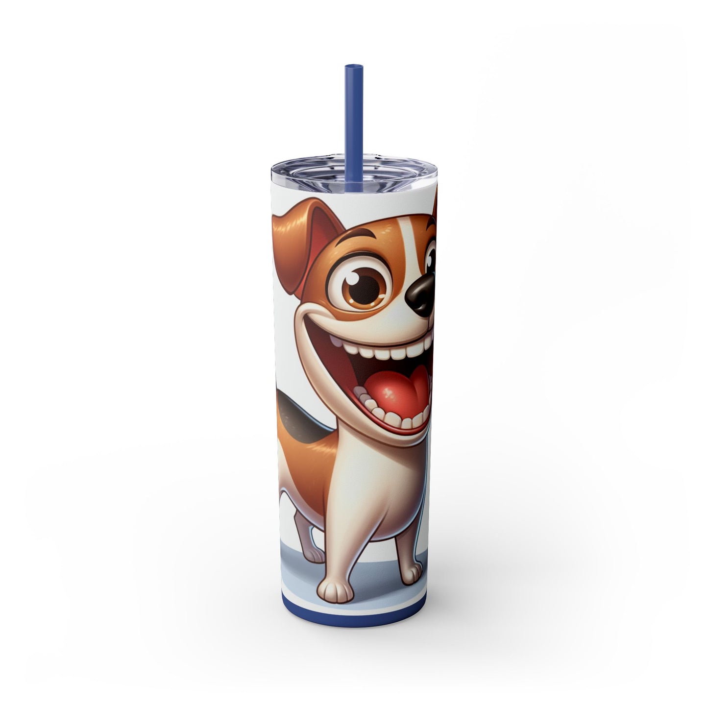 Teddy Roosevelt Terrier Tumbler with Straw, 20oz