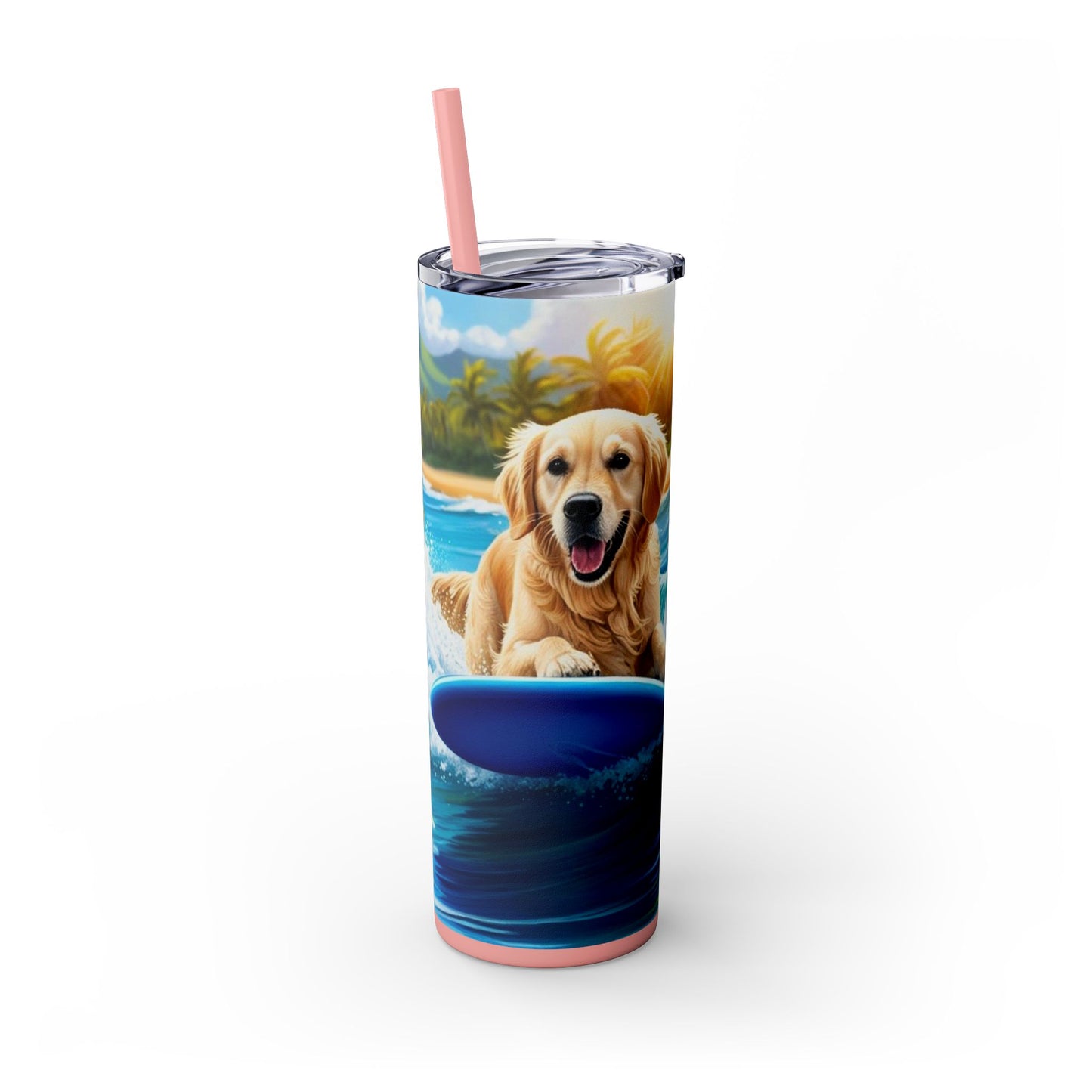 Surf Dogs Tumbler with Straw, 20oz
