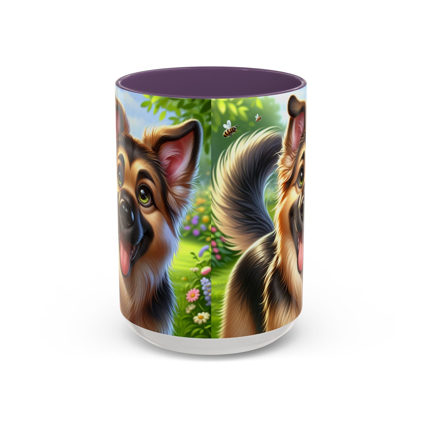 German Shepherd Accent Coffee Mug - Perfect Gift for Dog Lovers