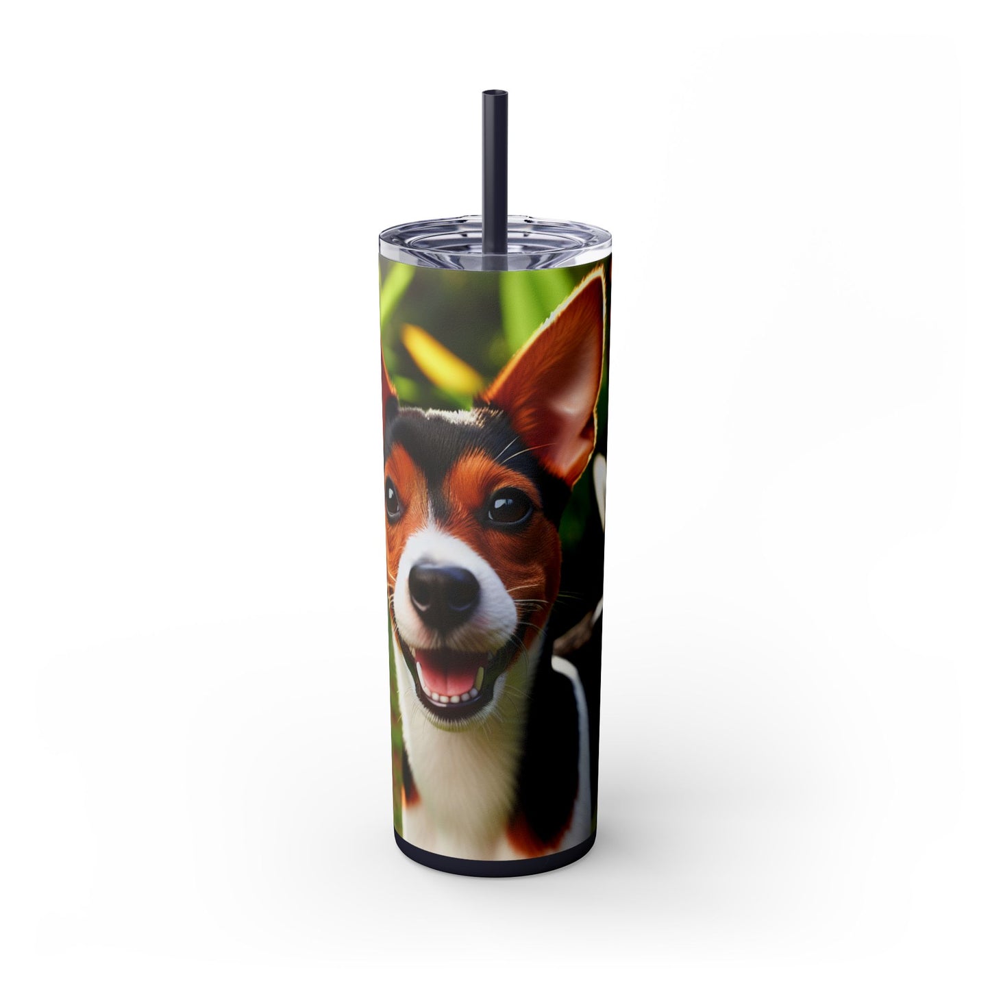 Brazilian Terrier Tumbler with Straw, 20oz