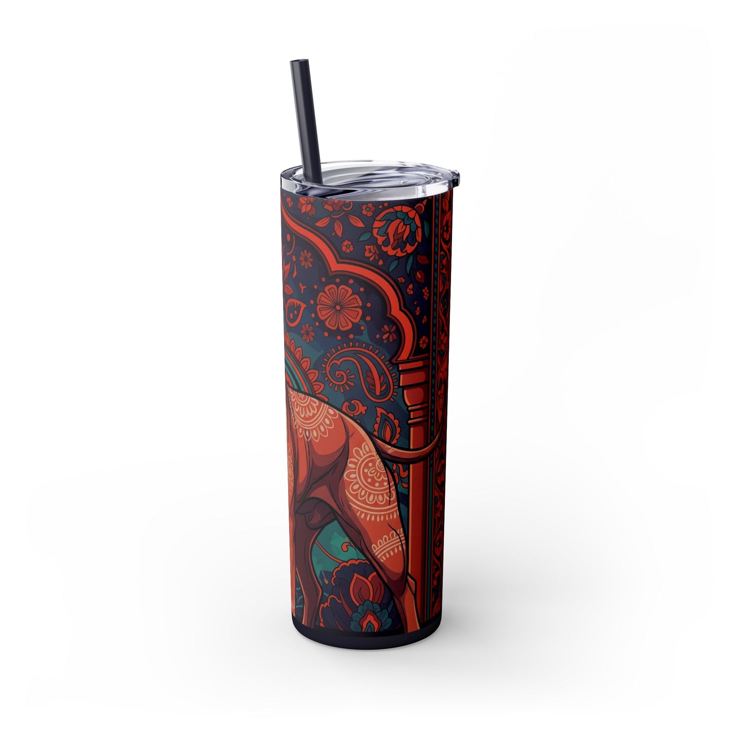 Bully Kutta Skinny Tumbler with Straw, 20oz