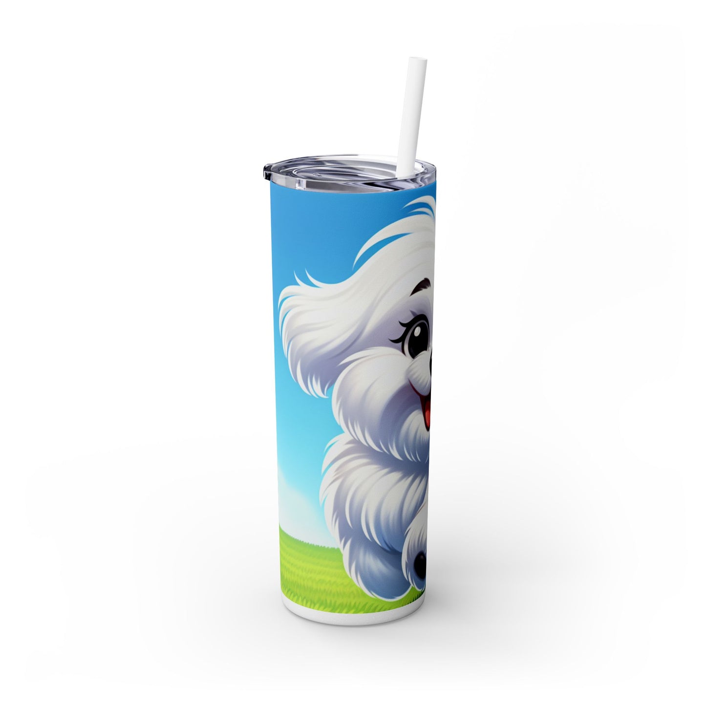 Maltese Tumbler with Straw, 20oz
