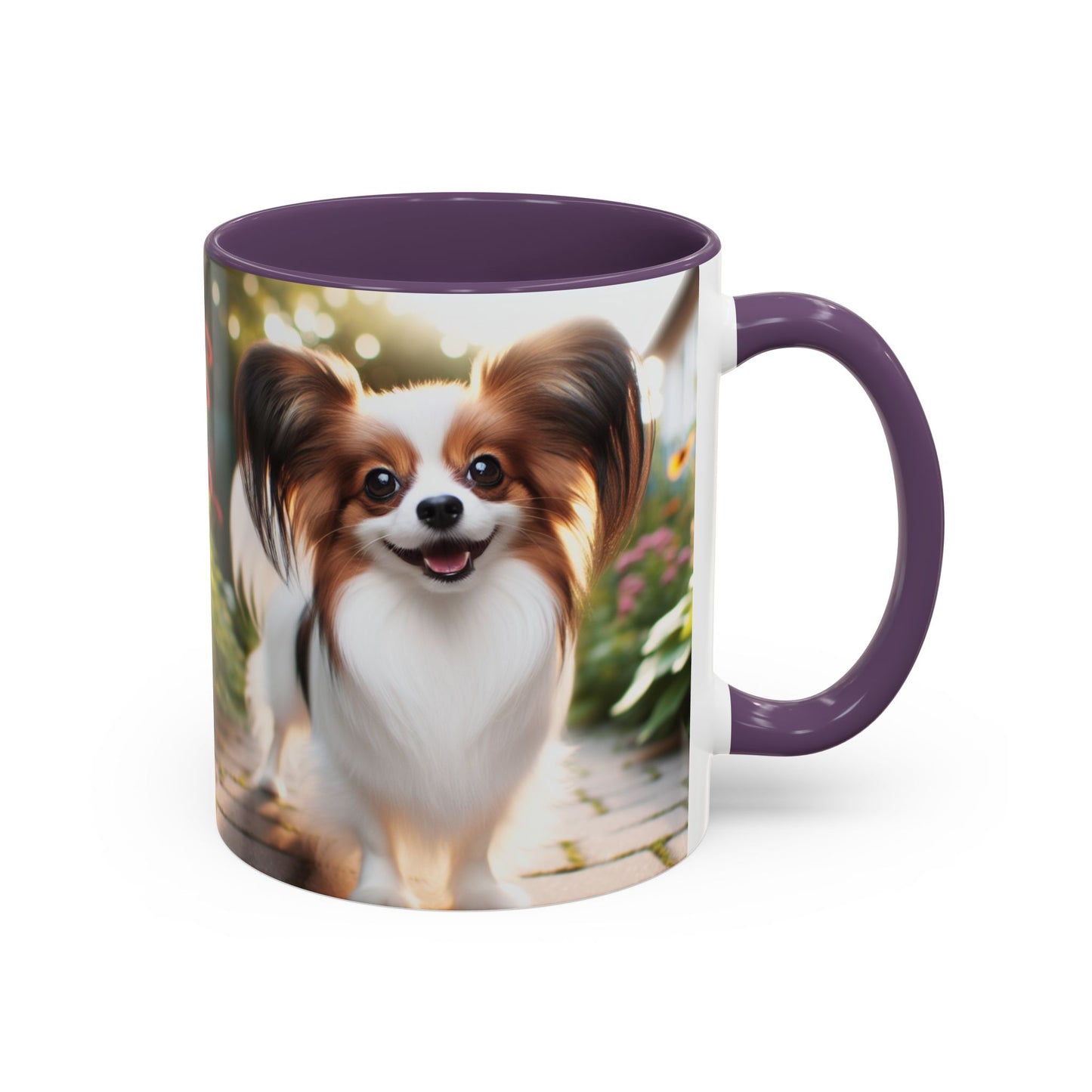 Papillon Accent Coffee Mug - Perfect Gift for Dog Lovers