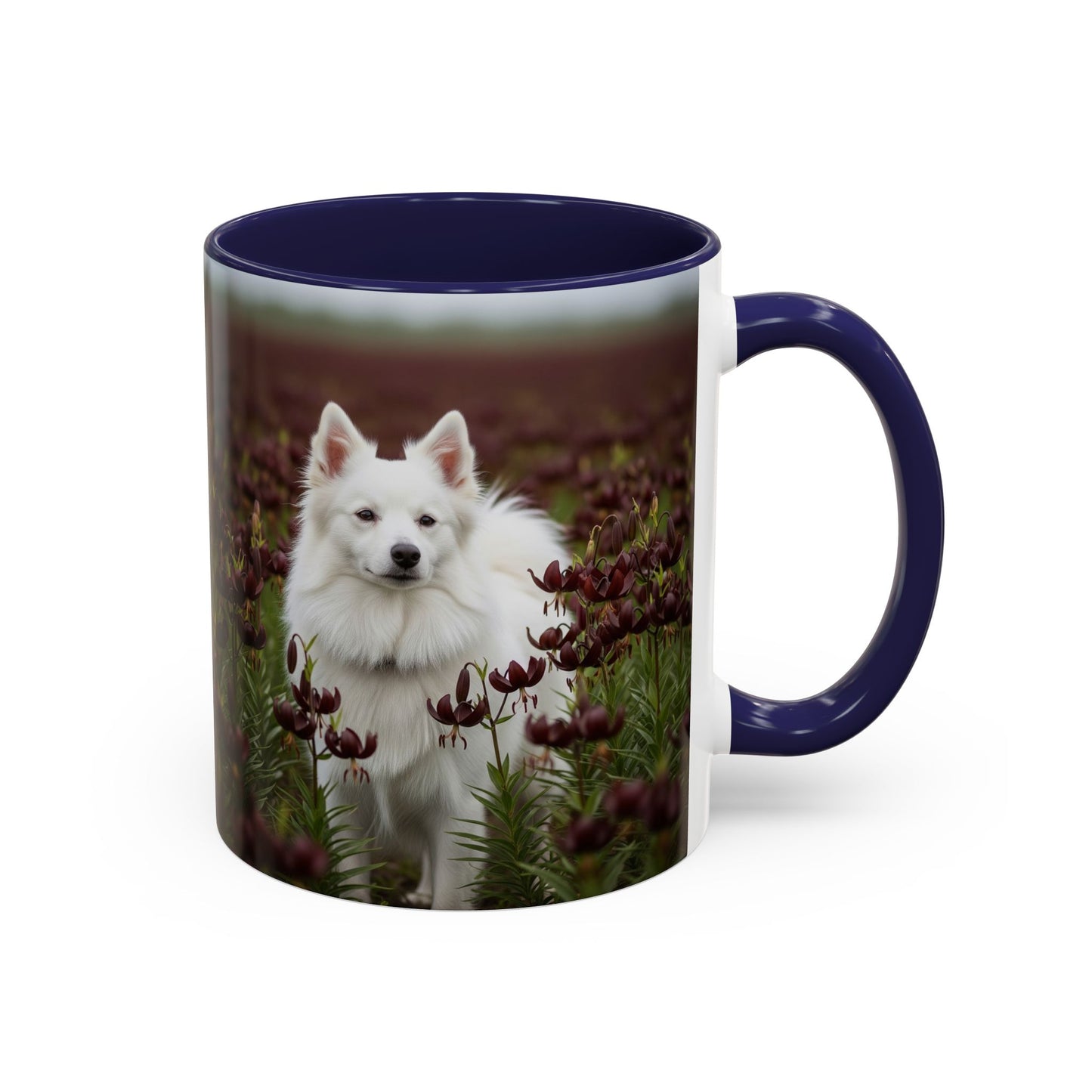 American Eskimo Dog Accent Coffee Mug - Perfect Gift for Dog Lovers