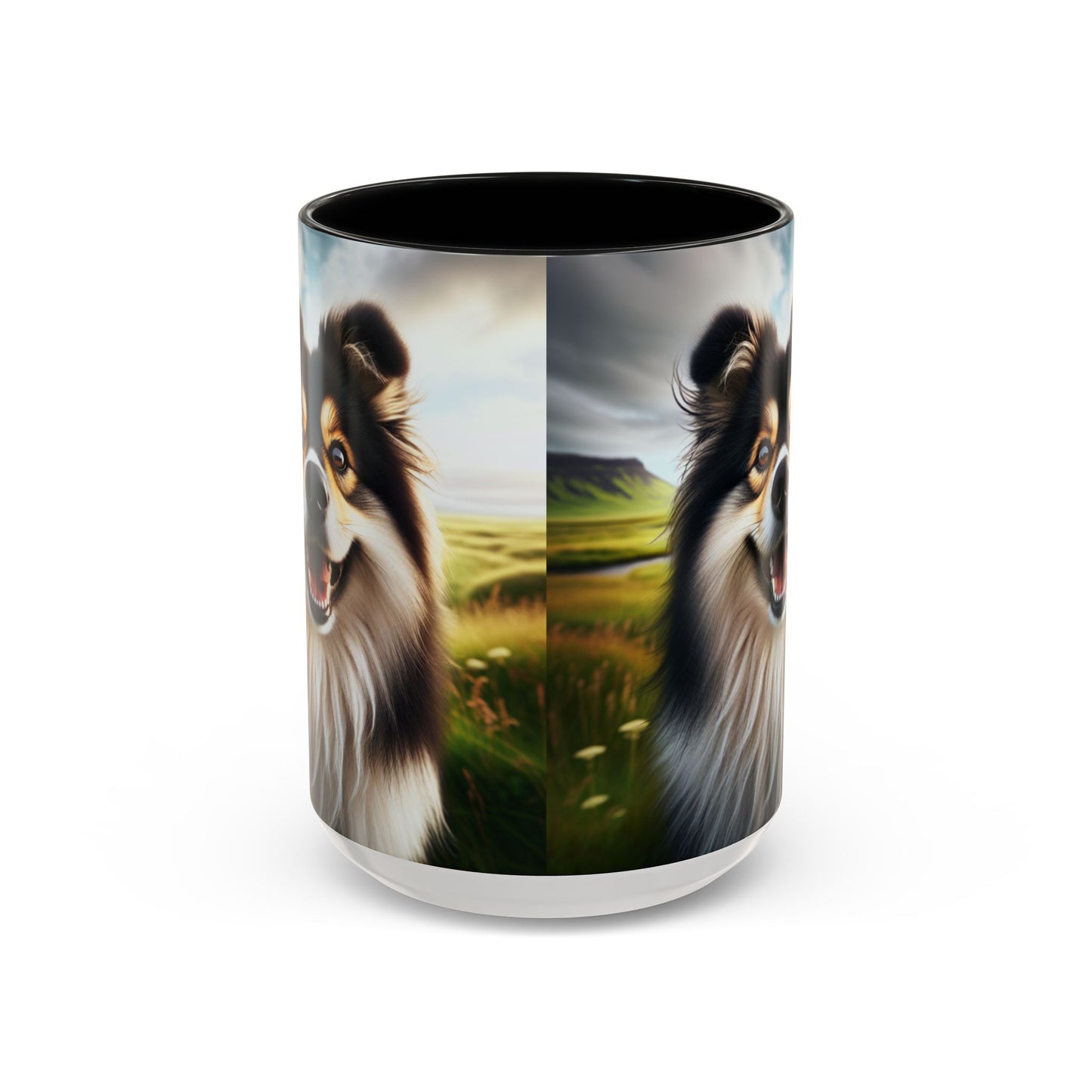 Icelandic Sheepdog Accent Coffee Mug - Perfect Gift for Dog Lovers