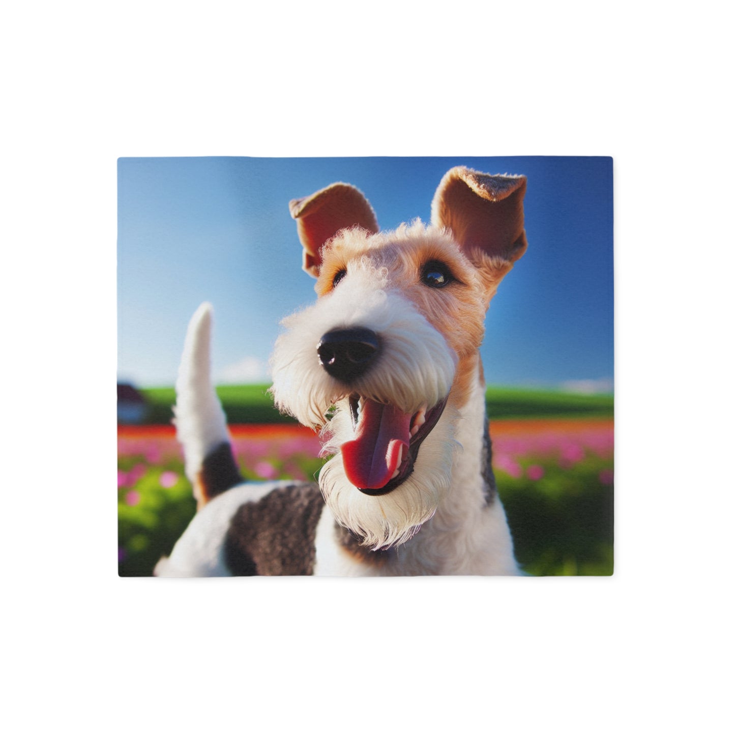 Wire Fox Terrier Sweatshirt Blanket