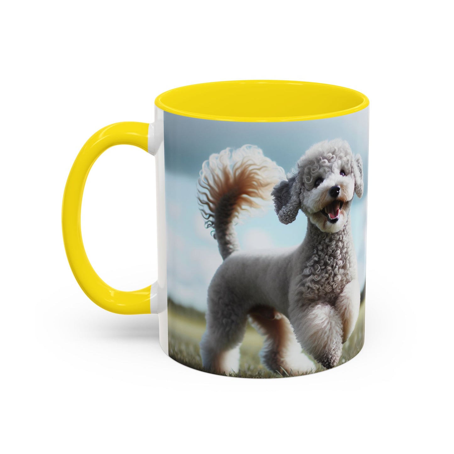 Bedlington Terrier Accent Coffee Mug - Perfect Gift for Dog Lovers
