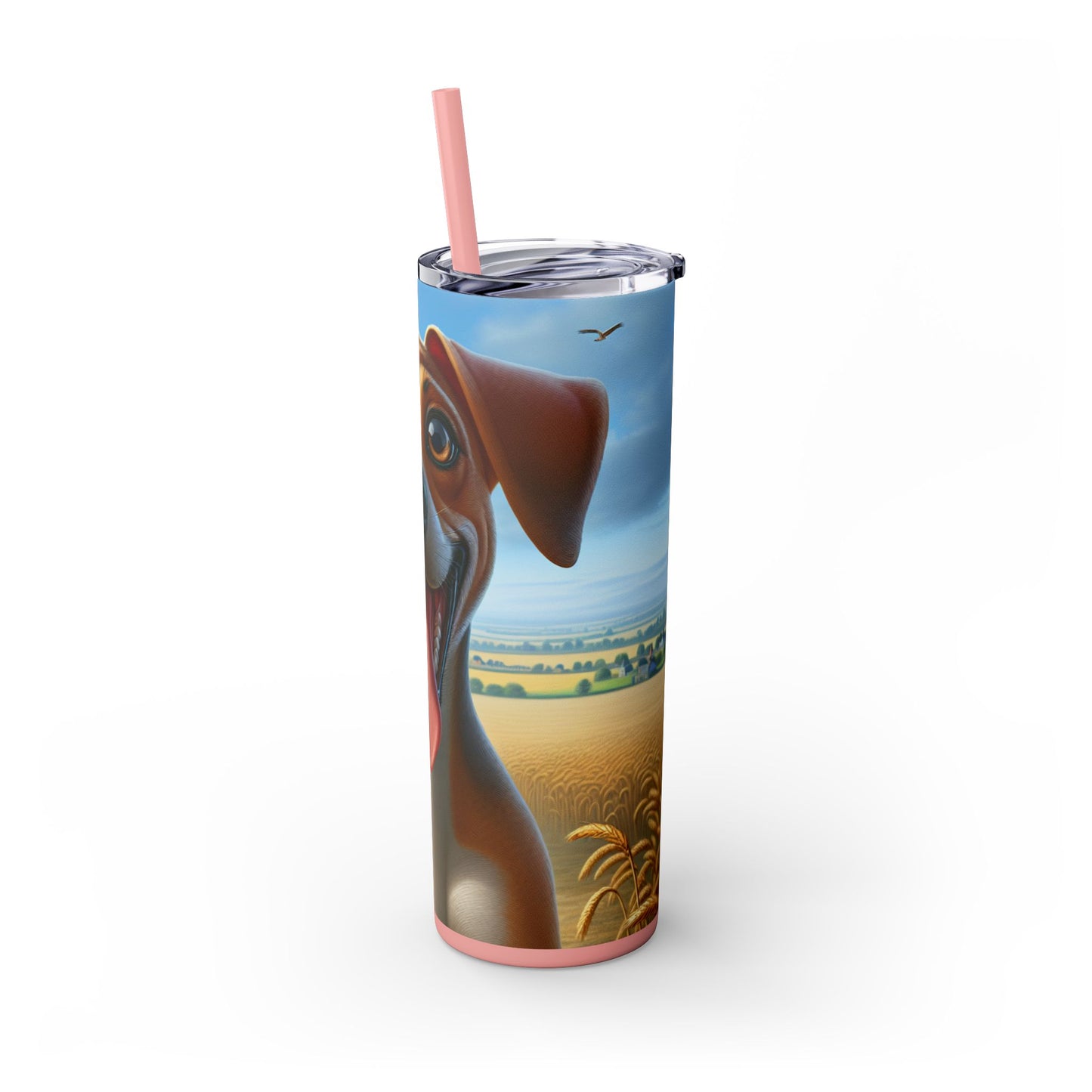 Banjara Hound Tumbler with Straw, 20oz