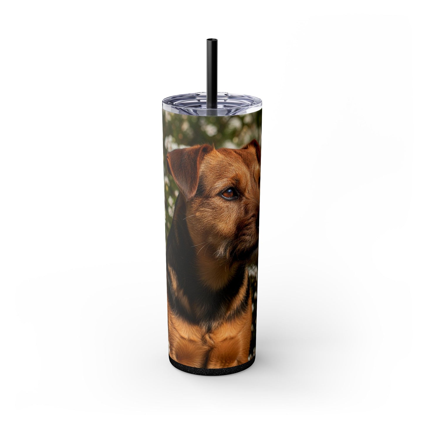 Tenterfield Terrier Skinny Tumbler with Straw, 20oz