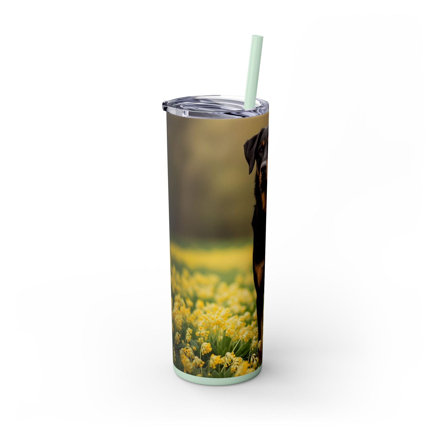 Beauceron Tumbler with Straw, 20oz