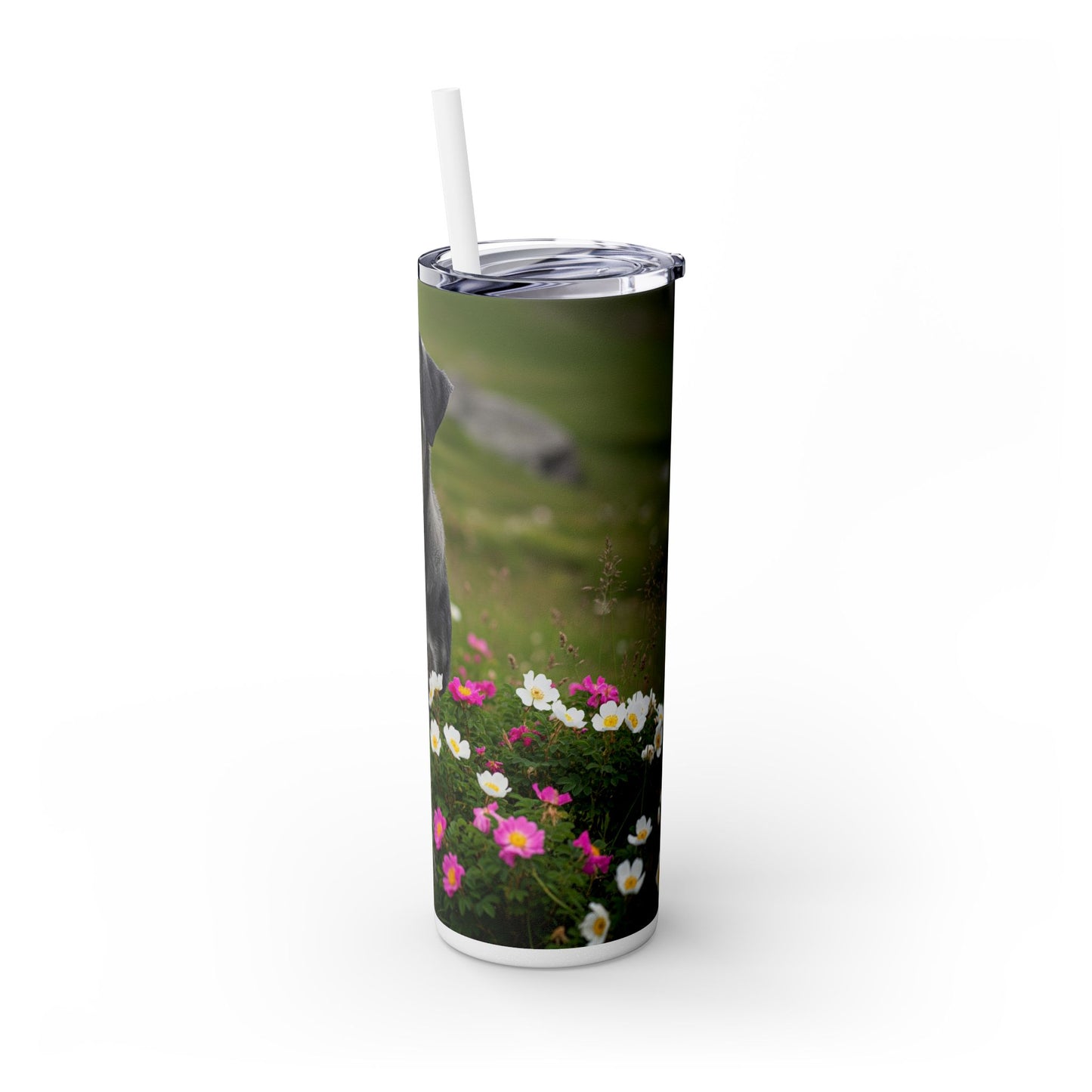 Giant Schnauzer Tumbler with Straw, 20oz