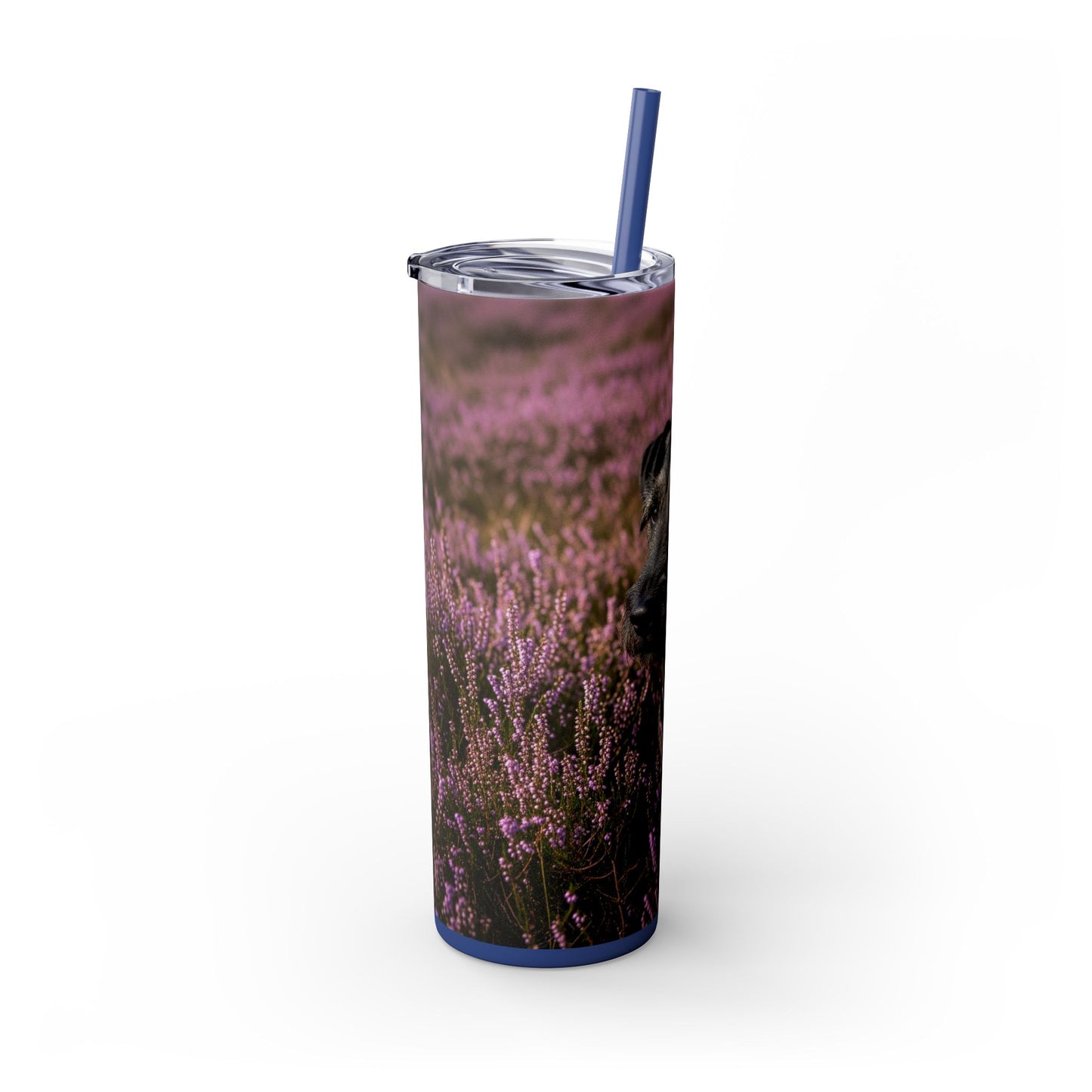 Glen of Imaal Terrier Skinny Tumbler with Straw, 20oz