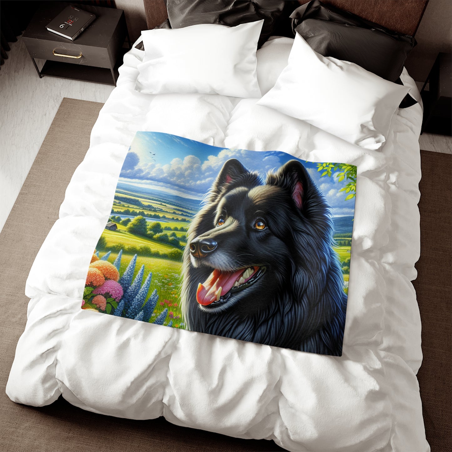 Croatian Sheepdog Sweatshirt Blanket
