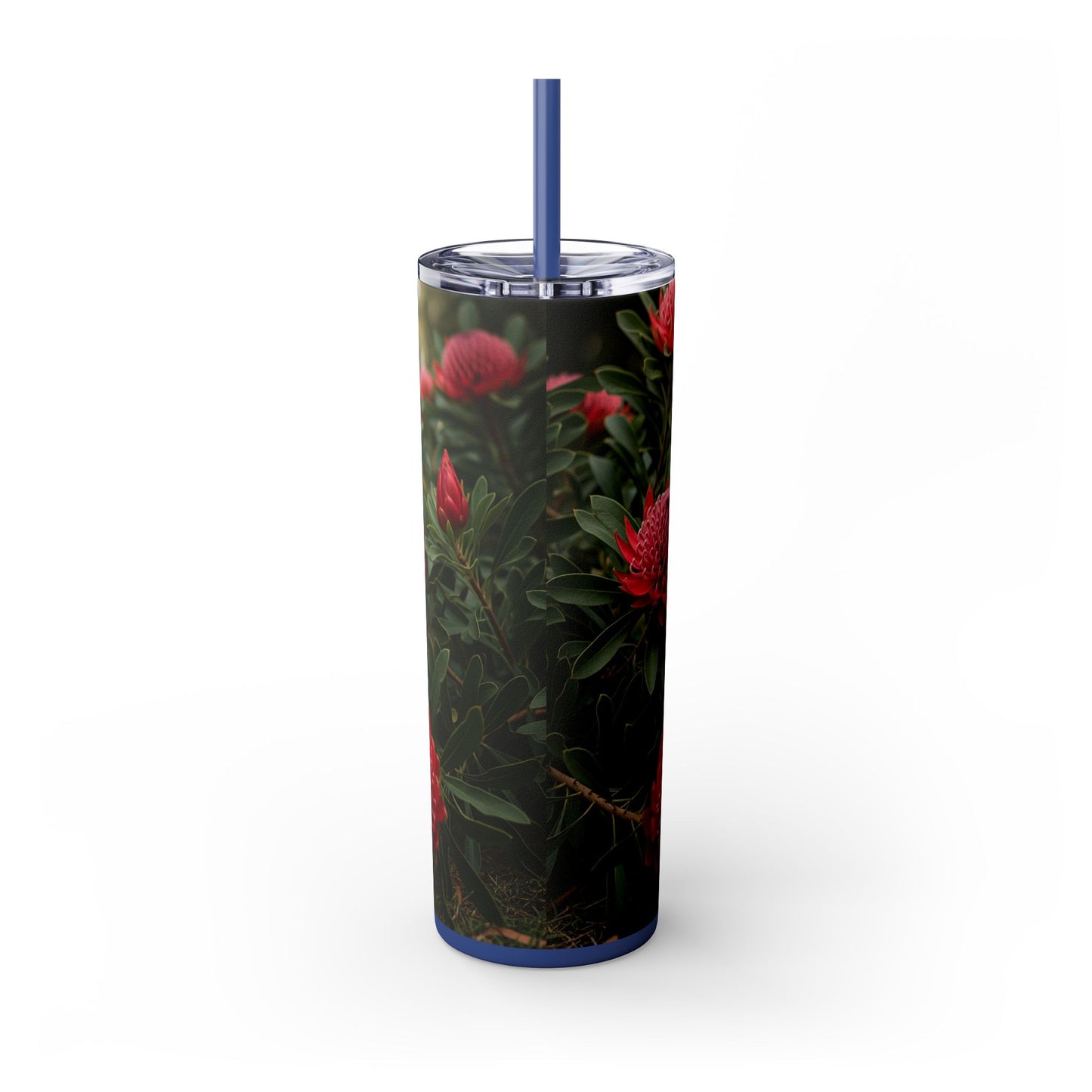 Australian Terrier Skinny Tumbler with Straw, 20oz