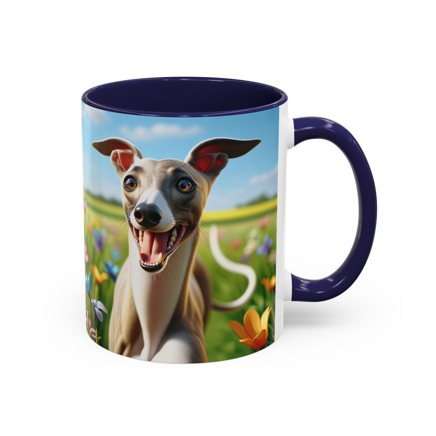 Whippet Accent Coffee Mug - Perfect Gift for Dog Lovers