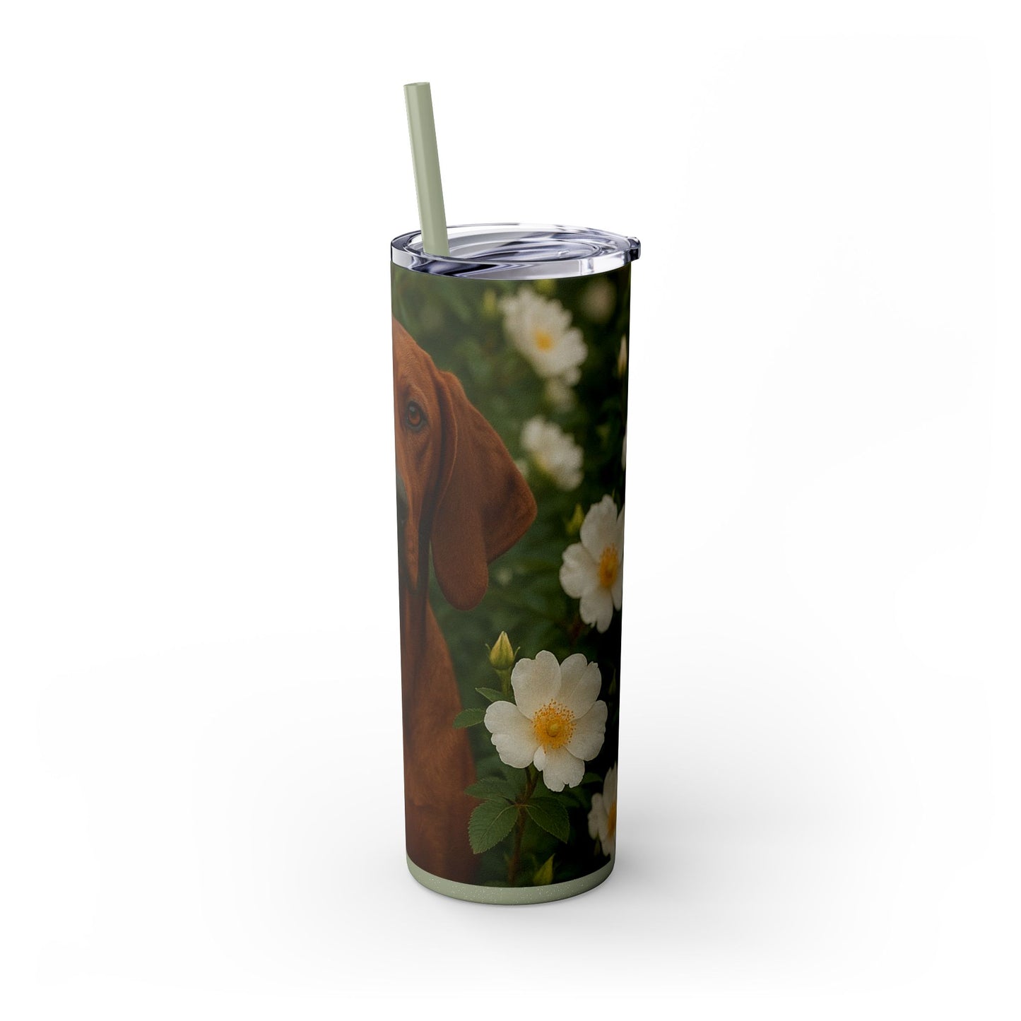 Redbone Coonhound Tumbler with Straw, 20oz