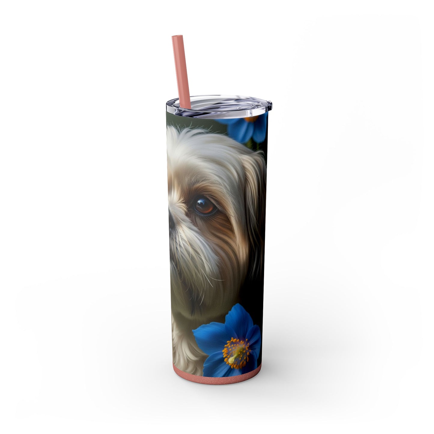 Lhasalier Tumbler with Straw, 20oz