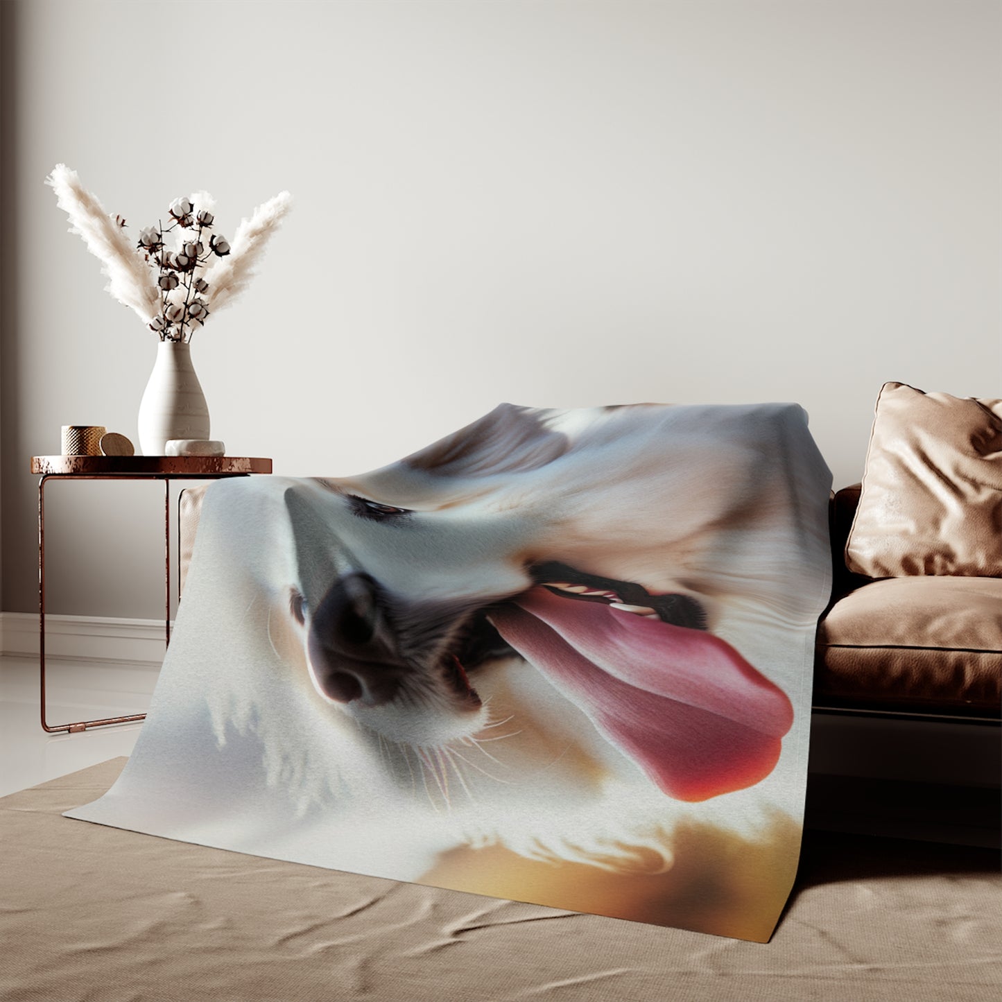 Pyrenean Mountain Dog Sweatshirt Blanket
