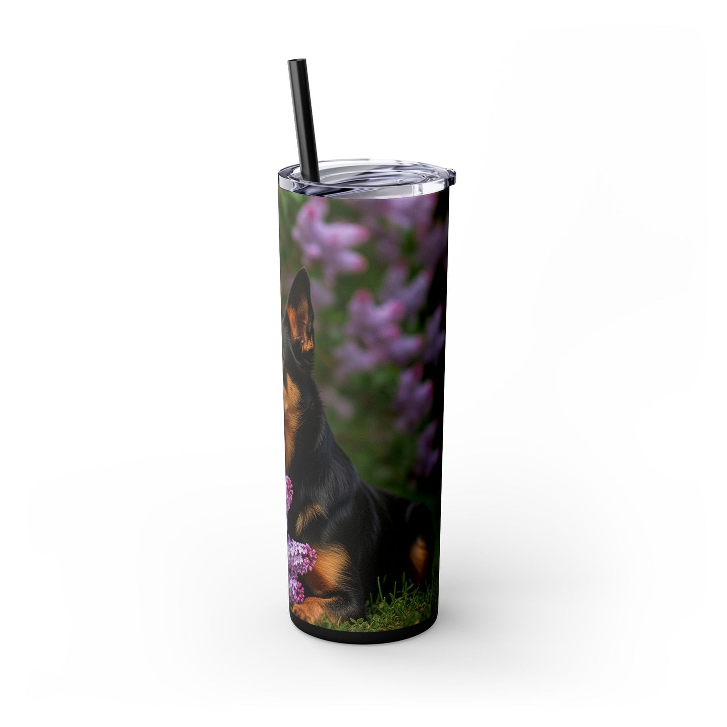 Mudi Skinny Tumbler with Straw, 20oz
