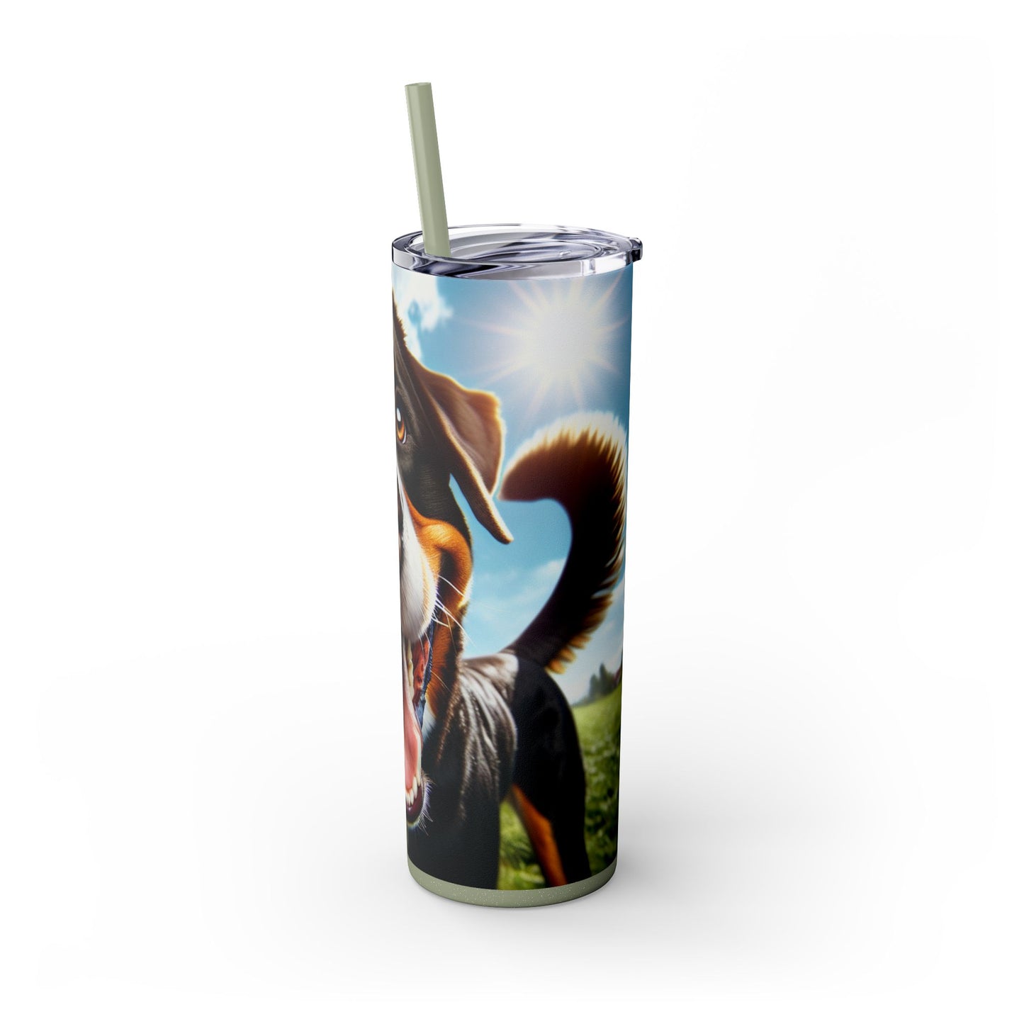 Greater Swiss Mountain Dog Tumbler with Straw, 20oz