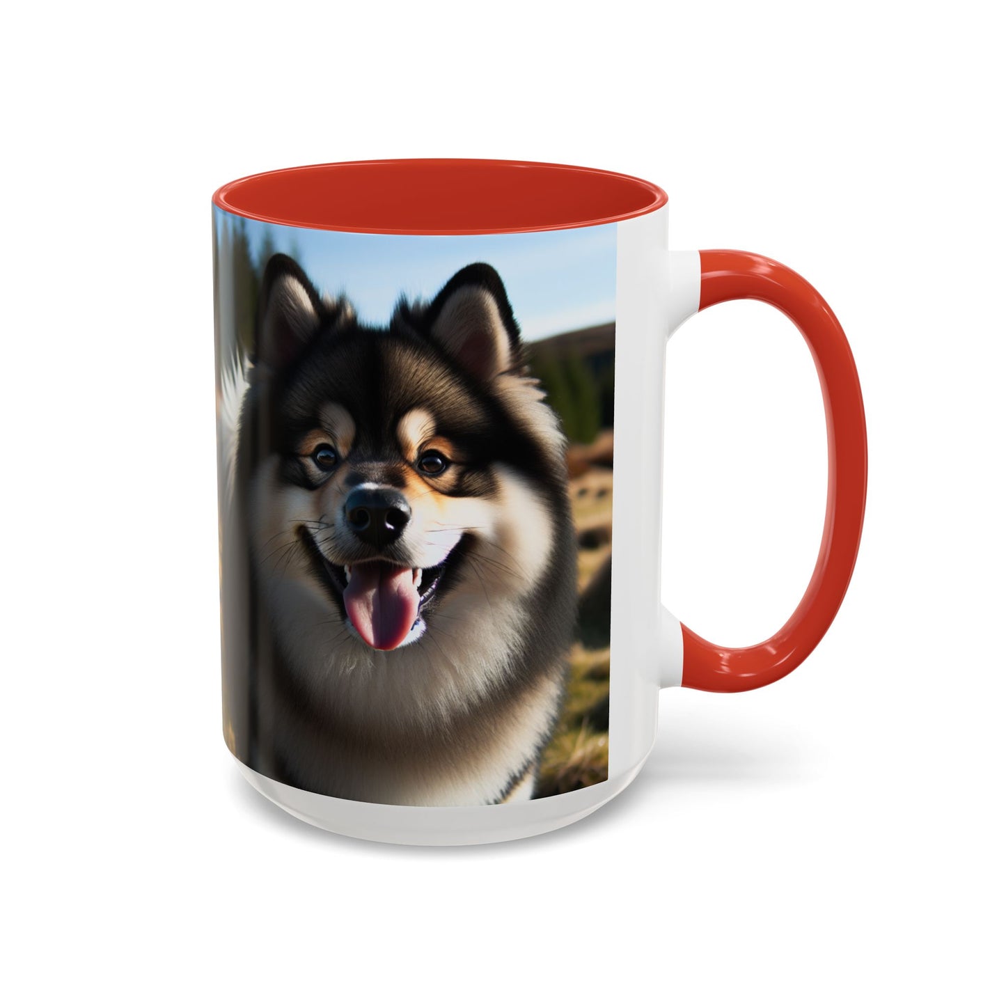 Norwegian Buhund Accent Coffee Mug - Perfect Gift for Dog Lovers