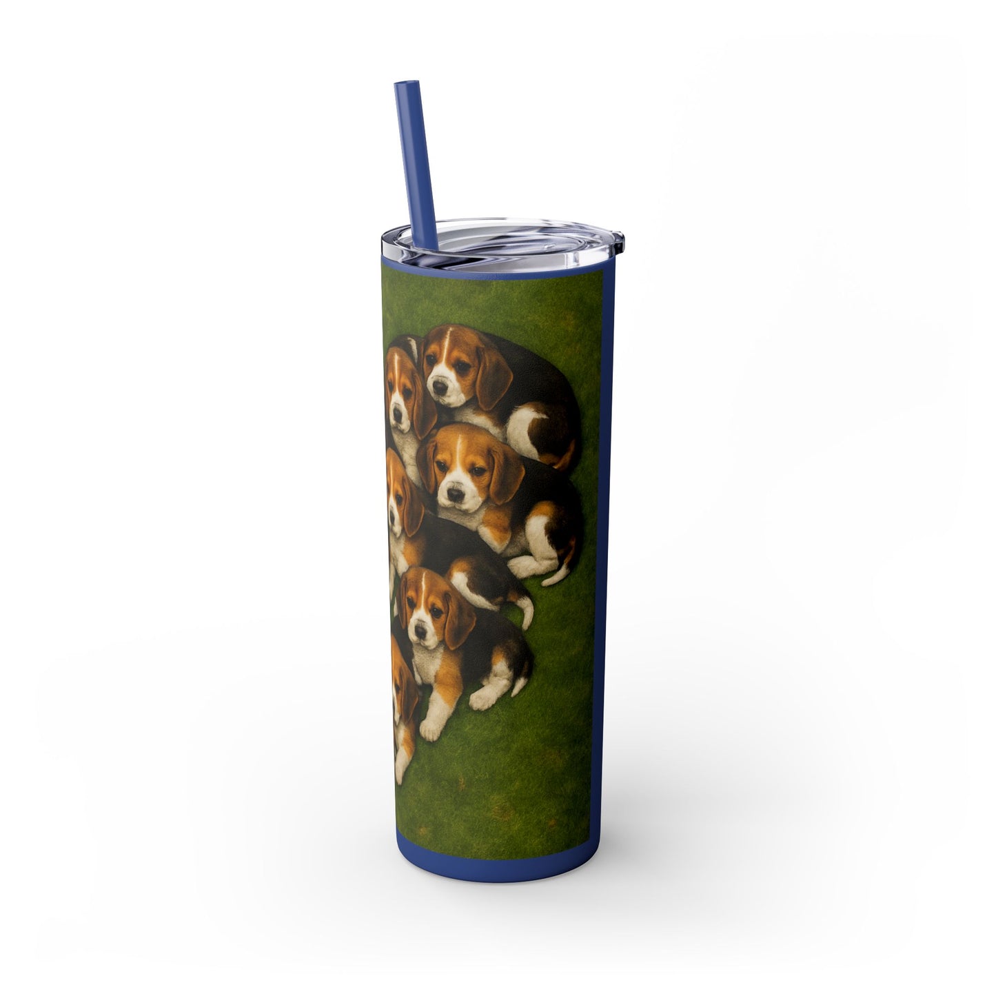 Beagle puppies Tumbler with Straw, 20oz