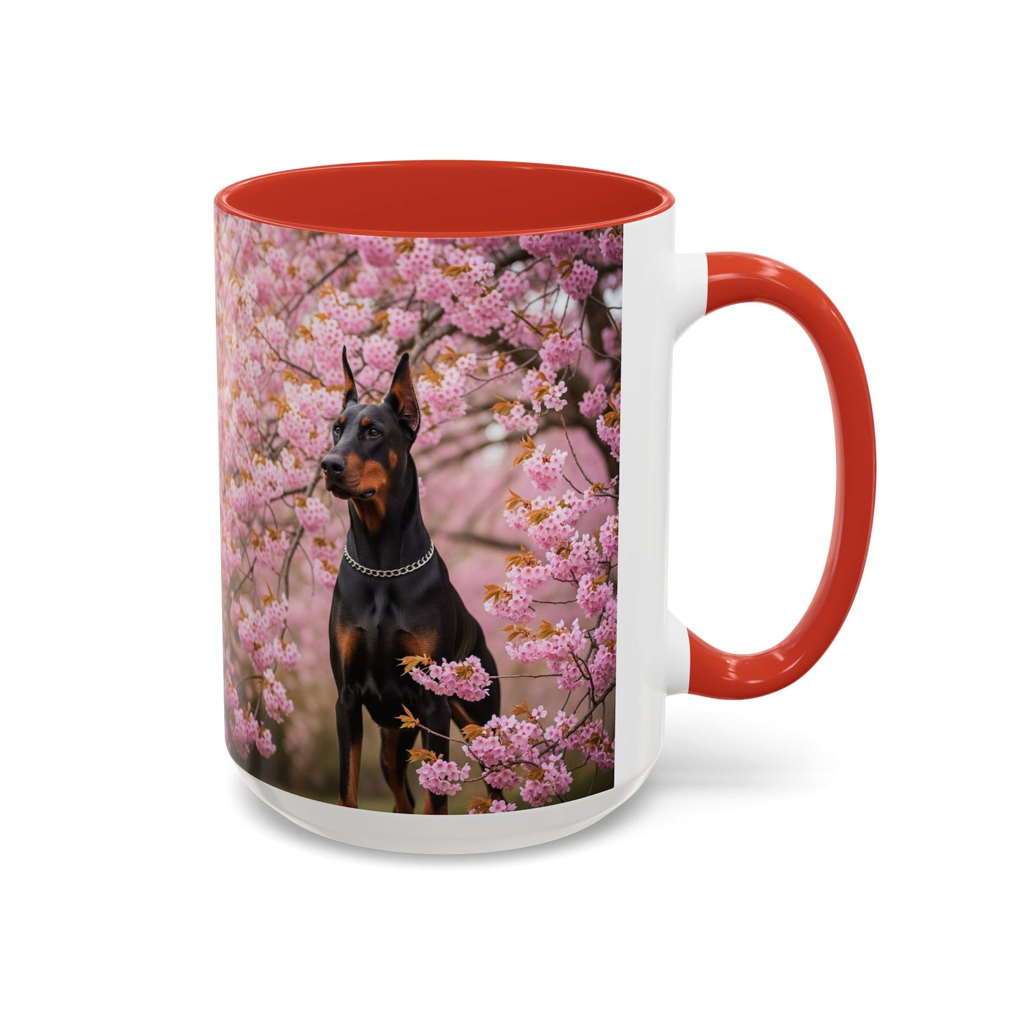 Doberman Accent Coffee Mug - Perfect Gift for Dog Lovers