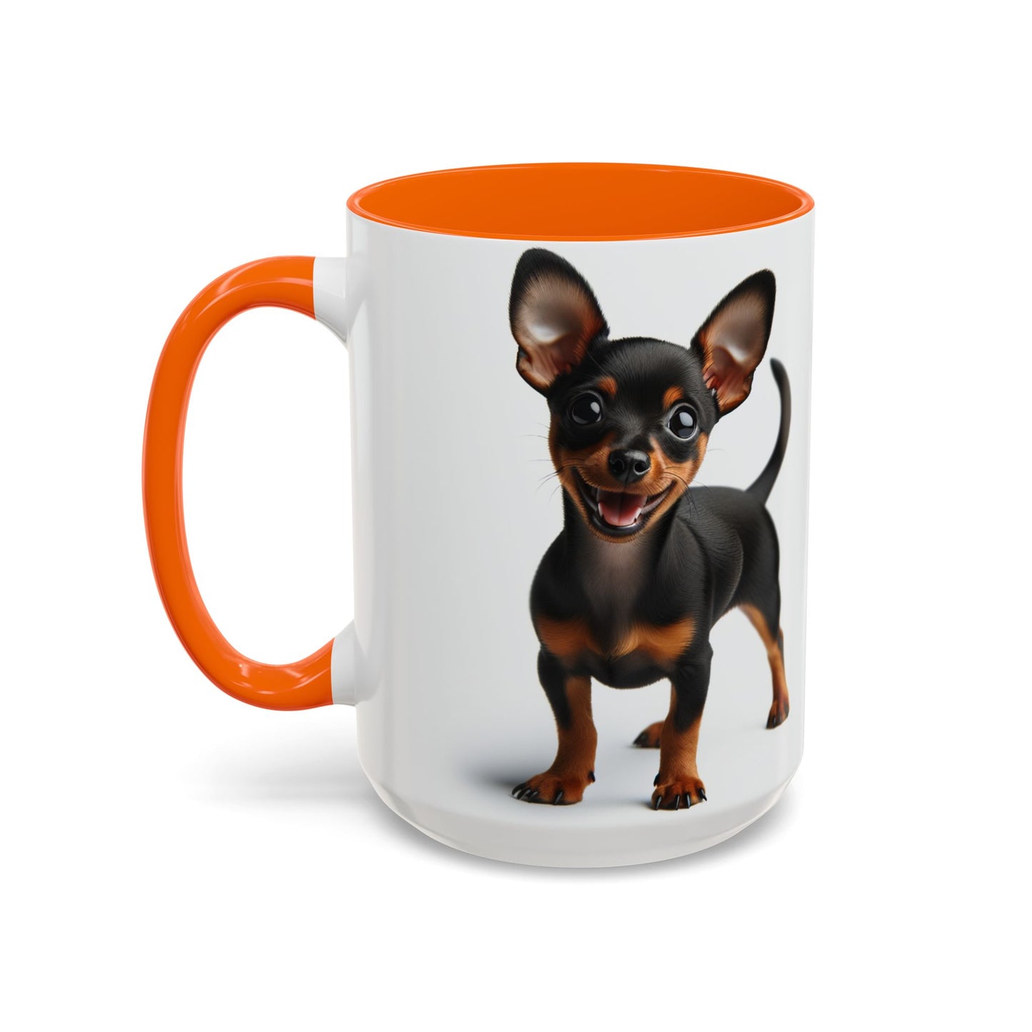 Miniature Pinscher Accent Coffee Mug - Perfect Gift for Dog Lovers