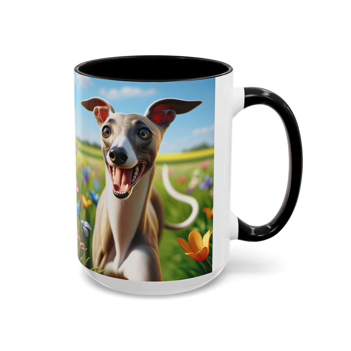 Whippet Accent Coffee Mug - Perfect Gift for Dog Lovers