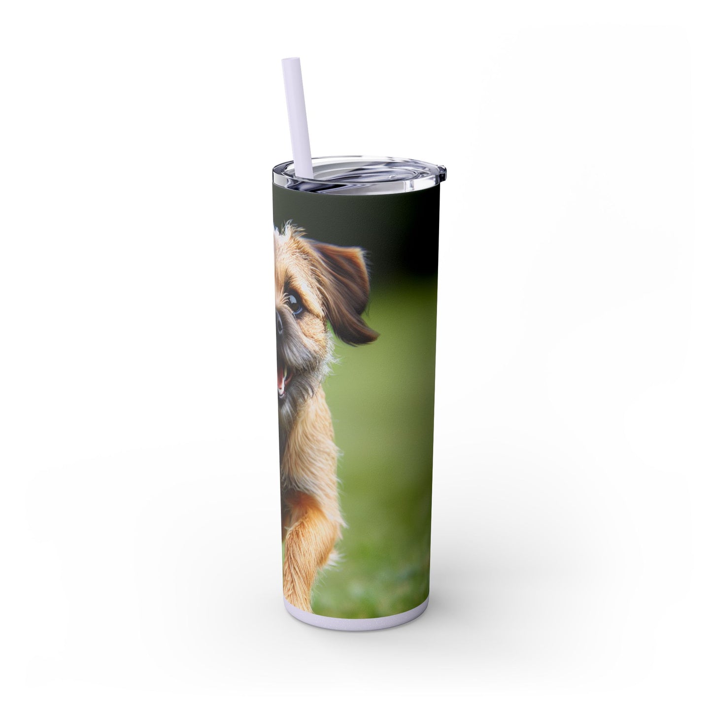 Border Terrier Tumbler with Straw, 20oz