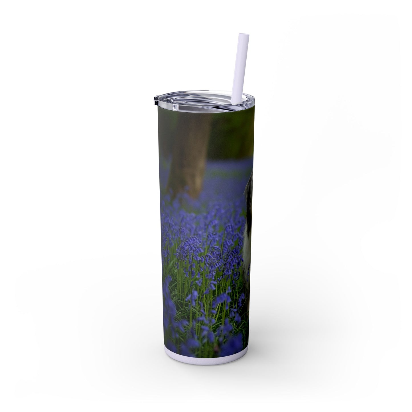 Bearded Collie Tumbler with Straw, 20oz